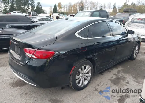 2015 Chrysler 200 Limited from USA, damaged, VIN 1C3CCCAB5FN536495